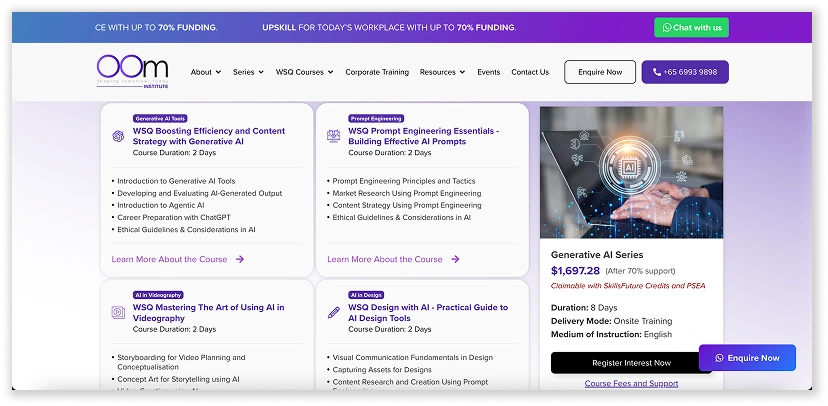Generative AI series by OOm Institute