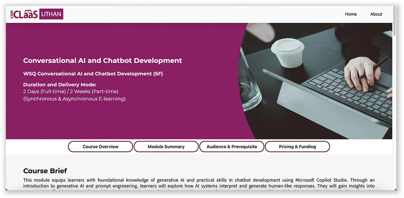 Conversational AI Chatbot and Development course by Lithan Academy