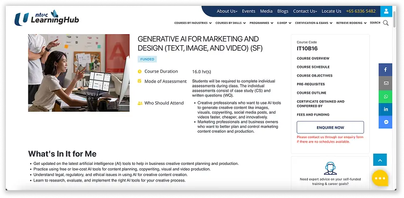 Gen AI for Marketing & Design from NTUC Learning Hub