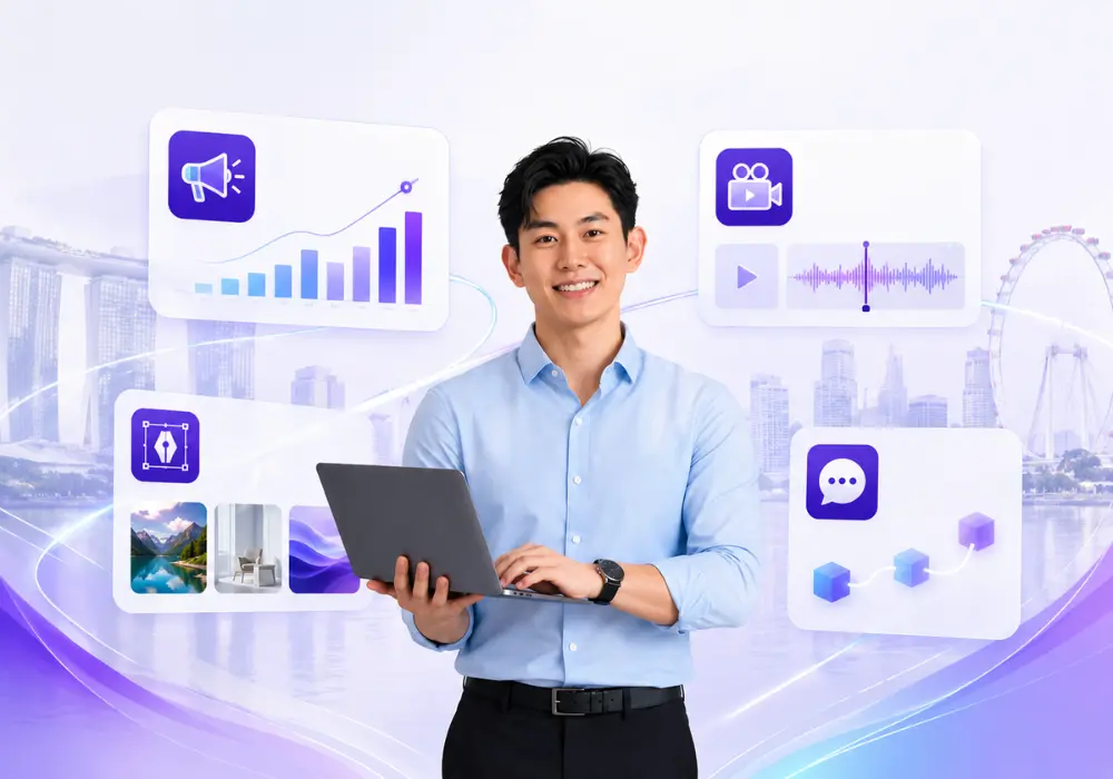 WSQ AI Corporate Training Singapore banner by OOm Institute