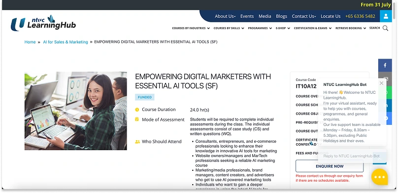 NTUC AI Tools certificate