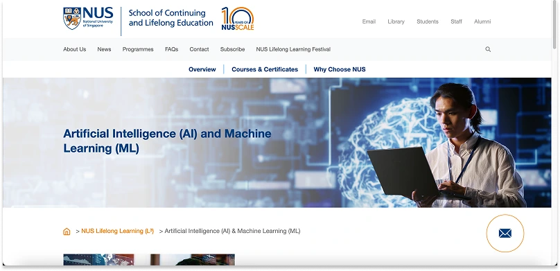NUS AI & ML certifcate