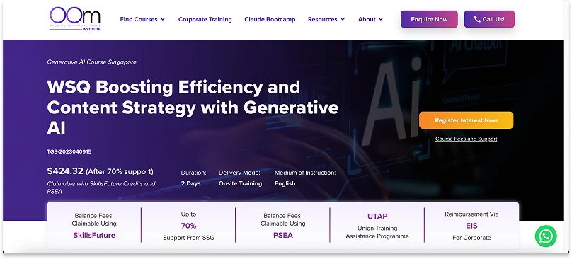 OOm Institute Generative AI Cert