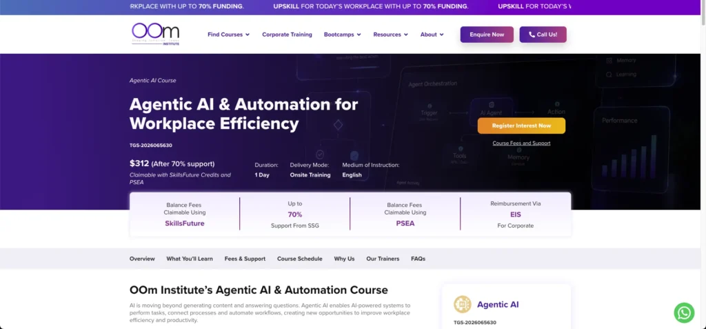 OOm Institute's agentic AI course
