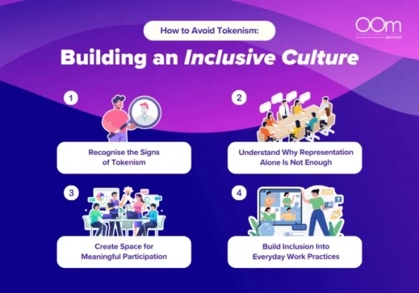Infographic of how to avoid tokenism by OOm Institute