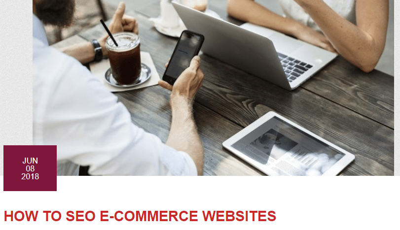 How To SEO ECommerce Websites