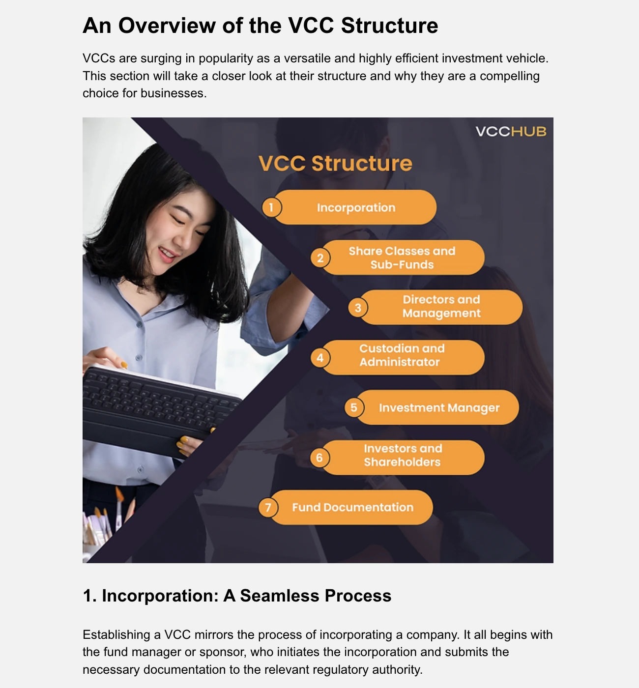 Screenshot of infographic from VCC