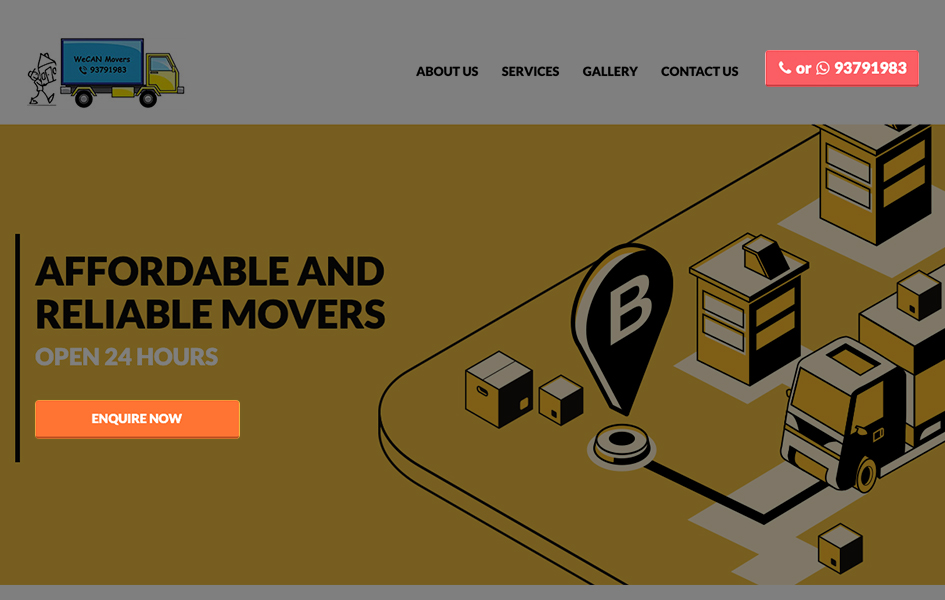 WeCan Movers Website