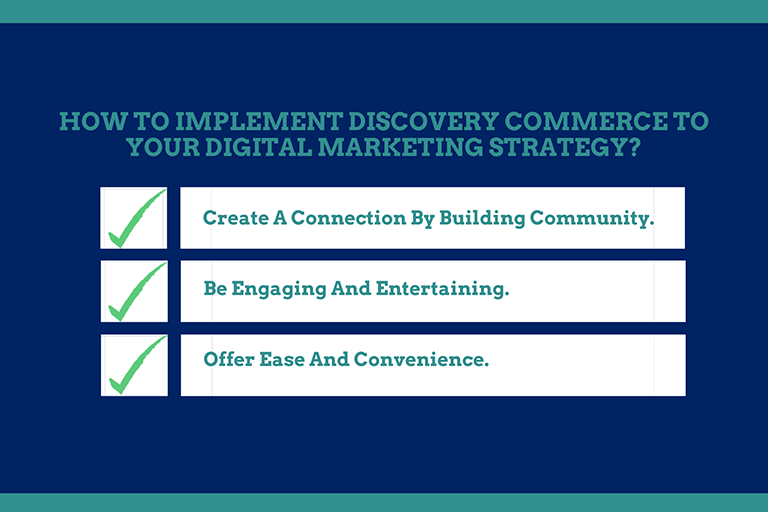 How to Implement Discovery Commerce To Your Digital Marketing Strategy