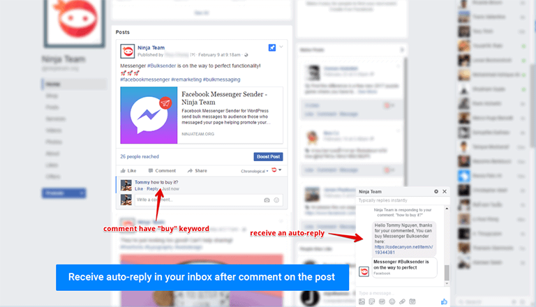 Facebook Marketing Tool Comment Guard
