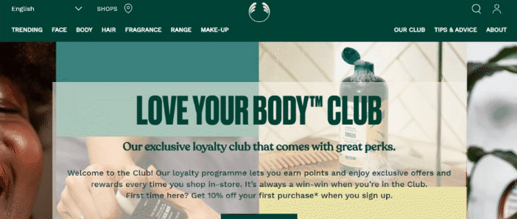 Body Shop SG Loyalty Programme