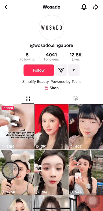 Example of social commerce From TikTok