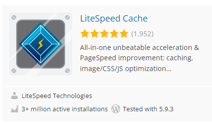 LiteSpeedCache WordPress Plugin