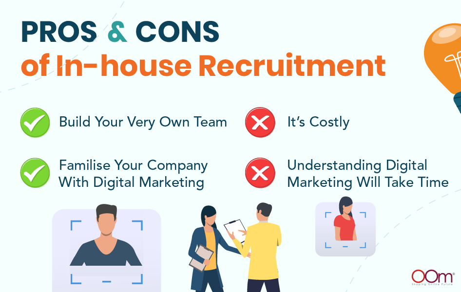 Pros and cons of in house recruitment
