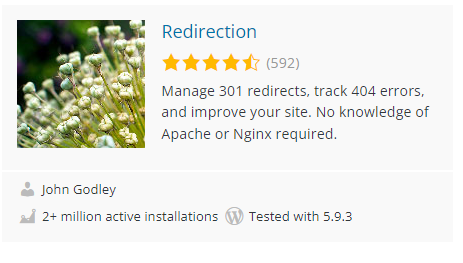 Redirection WordPress Plugin