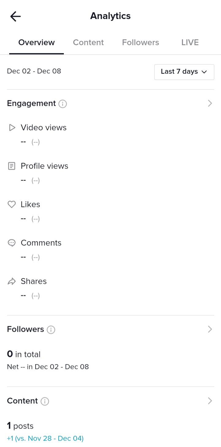 TikTok Analytics