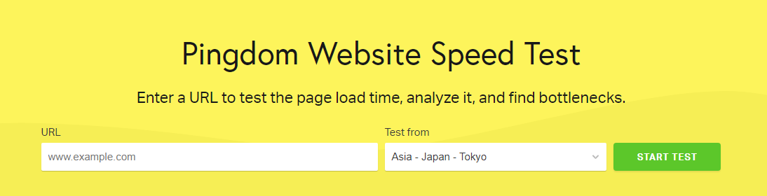 Pingdom Website Speed Test