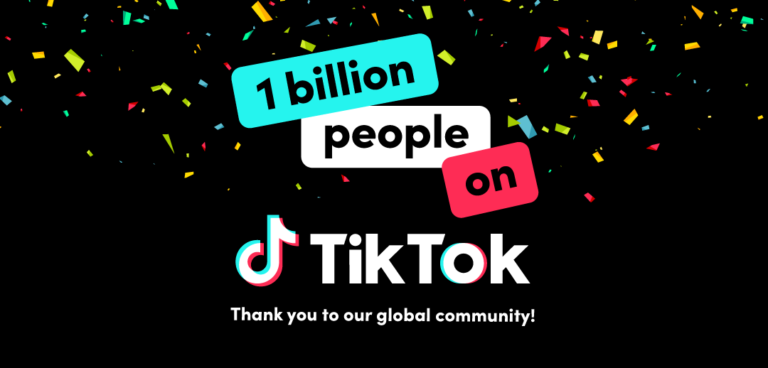 1 billion people on TikTok