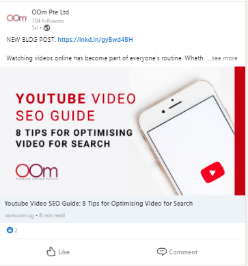 LinkedIn Shared Image Or Link