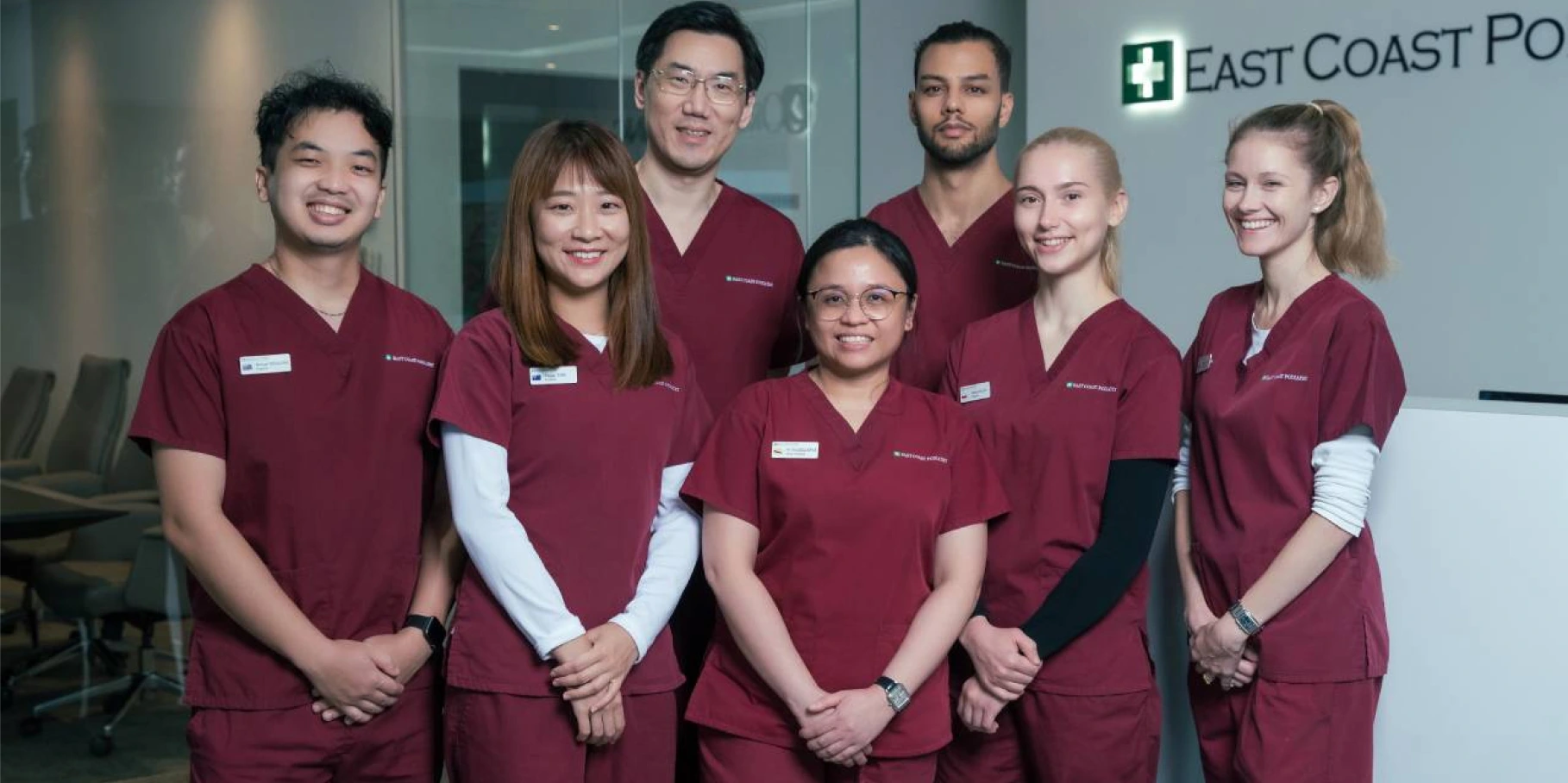 Medical professionals of East Coast Podiatry Centre.
