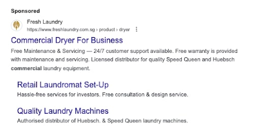 Fresh Laundry Search