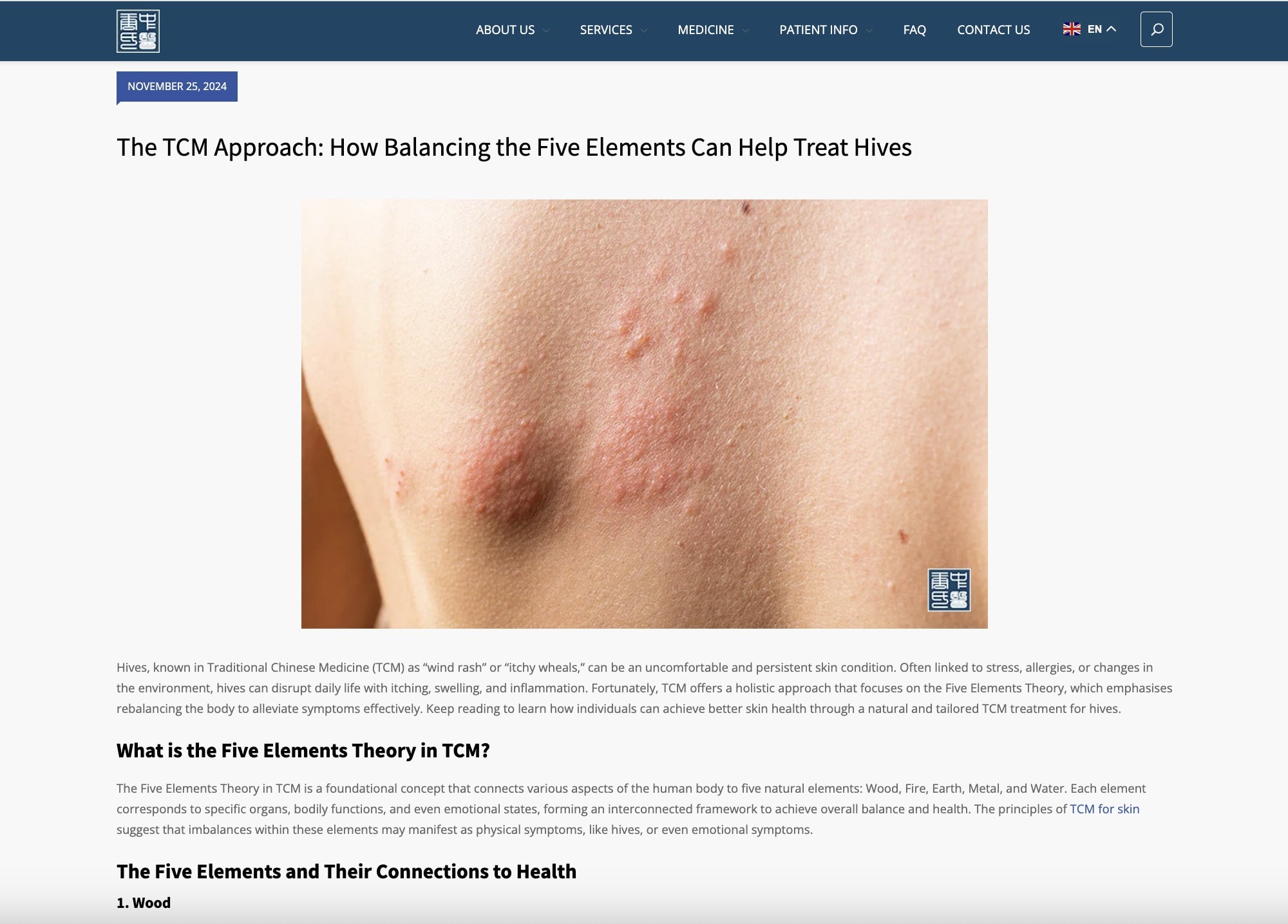 Tangs Clinical TCM Article
