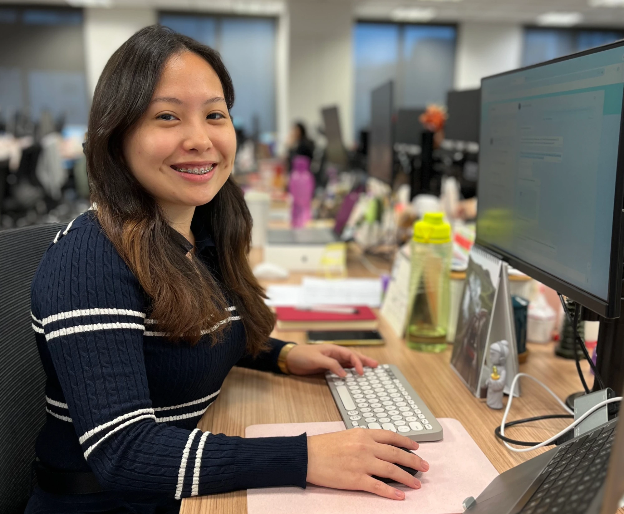 SEO account manager working on campaigns