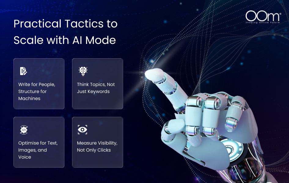 Infographic on scaling with AI Mode