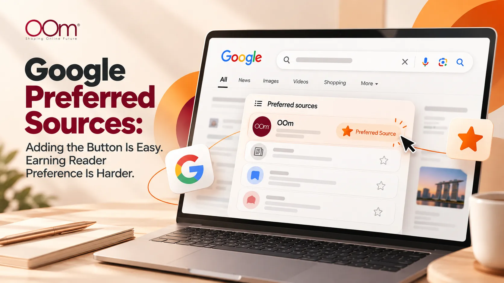 Google Preferred Sources Illustration